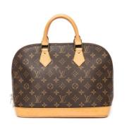 Louis Vuitton Vintage Pre-owned Canvas handvskor Brown, Dam