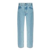 Anine Bing Jeans med logotyp Blue, Dam