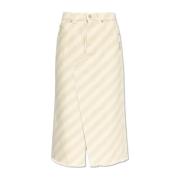 Marni Jeanskjol Beige, Dam