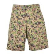 Department Five Bomull Bermuda Shorts Green, Herr