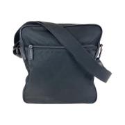 Prada Vintage Pre-owned Canvas crossbodyvskor Black, Dam