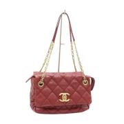 Chanel Vintage Pre-owned Laeder chanel-vskor Red, Dam