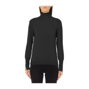 Liu Jo Svart Turtleneck Tröja Black, Dam