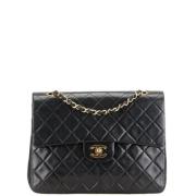 Chanel Vintage Pre-owned Tyg chanel-vskor Black, Dam