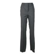 Marella Elegant Ullblandning Stretchbyxor Gray, Dam