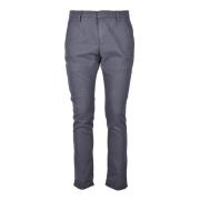 Dondup Bomullsblandning Slim Fit Byxor Gray, Herr