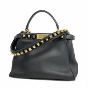 Fendi Vintage Pre-owned Laeder fendi-vskor Black, Dam