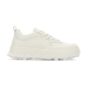 Jil Sander Stiliga Sneakers för en Trendig Look Beige, Herr