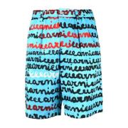 Marni Bomull Bermuda Shorts Blue, Herr