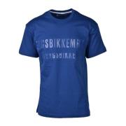 Bikkembergs Stilfull Bomull T-shirt Kollektion Blue, Herr