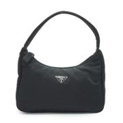 Prada Vintage Pre-owned Nylon prada-vskor Black, Dam