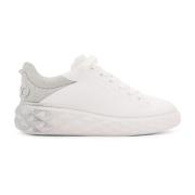 Jimmy Choo Glitterdetalj Lädersneakers White, Dam