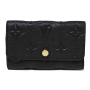 Louis Vuitton Vintage Pre-owned Laeder nyckelhllare Black, Dam