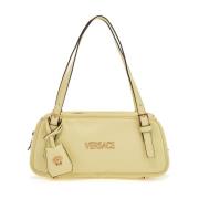 Versace Nappa Läder Bowlingväska Yellow, Dam