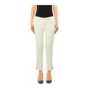 Liu Jo Slim Monroe Ivory Jeans Beige, Dam