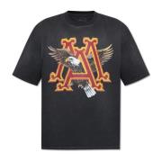 Amiri Tryckt T-shirt Gray, Herr