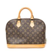 Louis Vuitton Vintage Pre-owned Canvas handvskor Brown, Dam