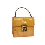 Louis Vuitton Vintage Pre-owned Laeder handvskor Yellow, Dam