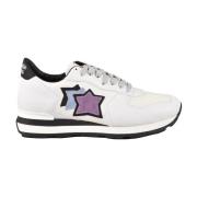 Atlantic Stars Vita/Gråa Sneakers för Kvinnor White, Dam