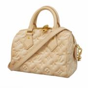 Louis Vuitton Vintage Pre-owned Tyg handvskor Beige, Dam