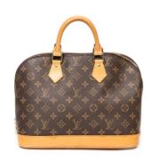 Louis Vuitton Vintage Pre-owned Canvas handvskor Brown, Dam