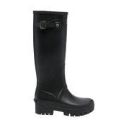 Barbour Svarta Snowdon Tall Welly Stövlar Black, Dam