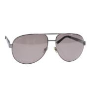 Gucci Vintage Pre-owned Metall solglasgon Gray, Dam