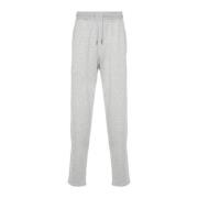 Brunello Cucinelli Grå joggingbyxor med elastisk midja Gray, Herr