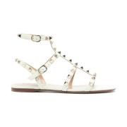 Valentino Garavani Stiliga Sommar Sandaler White, Dam