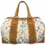 Louis Vuitton Vintage Pre-owned Canvas handvskor Multicolor, Dam