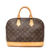 Louis Vuitton Vintage Pre-owned Canvas handvskor Brown, Dam