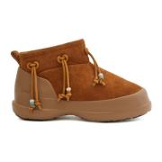 Moon Boot Chunky Suede Slip-On Stövlar Brown, Dam