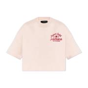 Amiri Mönstrad T-shirt Pink, Dam