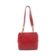 Chanel Vintage Pre-owned Laeder chanel-vskor Red, Dam