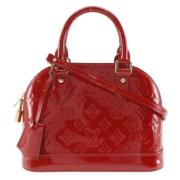 Louis Vuitton Vintage Pre-owned Tyg louis-vuitton-vskor Red, Dam