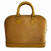 Louis Vuitton Vintage Pre-owned Laeder handvskor Yellow, Dam