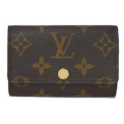 Louis Vuitton Vintage Pre-owned Canvas nyckelhllare Brown, Dam