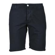 Daniele Alessandrini Bomull Bermuda Shorts Blue, Herr