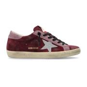 Golden Goose Sneakers Super-Star Classic Med Lista Red, Dam