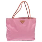 Prada Vintage Pre-owned Nylon prada-vskor Pink, Dam