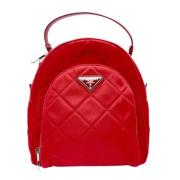 Prada Vintage Pre-owned Tyg ryggsckar Red, Dam