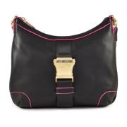 Love Moschino Stilig PU Handväska Black, Dam