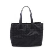 Chanel Vintage Pre-owned Canvas chanel-vskor Black, Dam