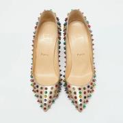 Christian Louboutin Pre-owned Pre-owned Laeder klackskor Beige, Dam