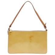 Louis Vuitton Vintage Pre-owned Tyg kuvertvskor Beige, Dam