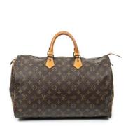 Louis Vuitton Vintage Pre-owned Canvas handvskor Brown, Dam