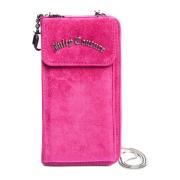 Juicy Couture Kärlek Velvet Dragkedja Plånbok Pink, Dam