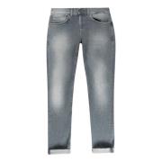 Dondup Slim Fit Denim Jeans Gray, Herr