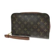 Louis Vuitton Vintage Pre-owned Canvas kuvertvskor Brown, Dam