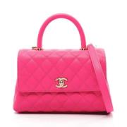 Chanel Vintage Pre-owned Laeder chanel-vskor Pink, Dam